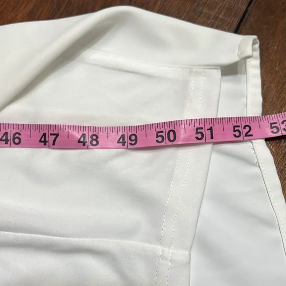 Lulu's White One Shoulder Side Pleated Side Slit Dress Sz S NWT - Picture 12 of 12